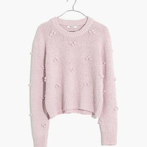 pic added/ Madewell Dotted Bobble Pullover Sweater